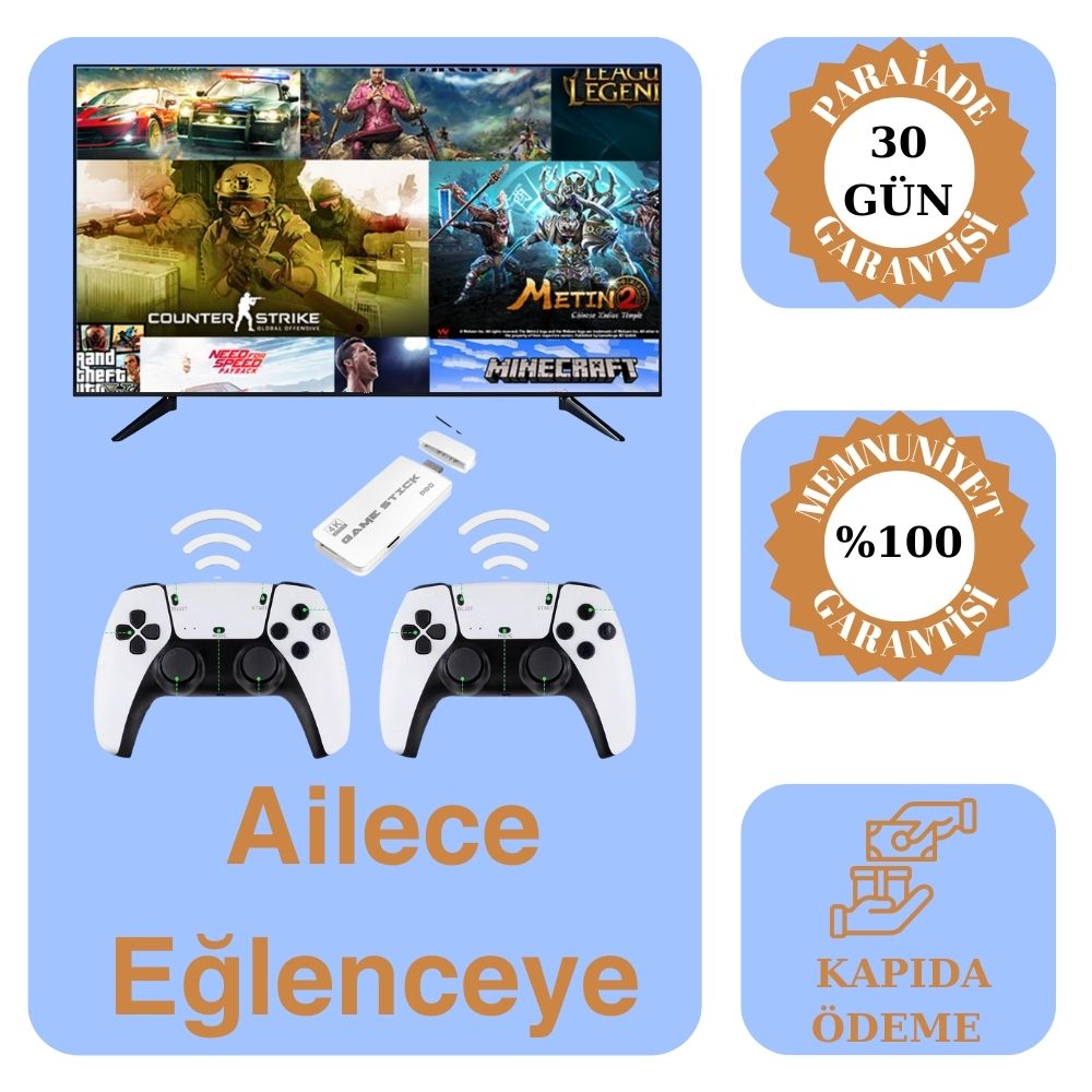 WS5 Retro Oyun Konsolu 64GB